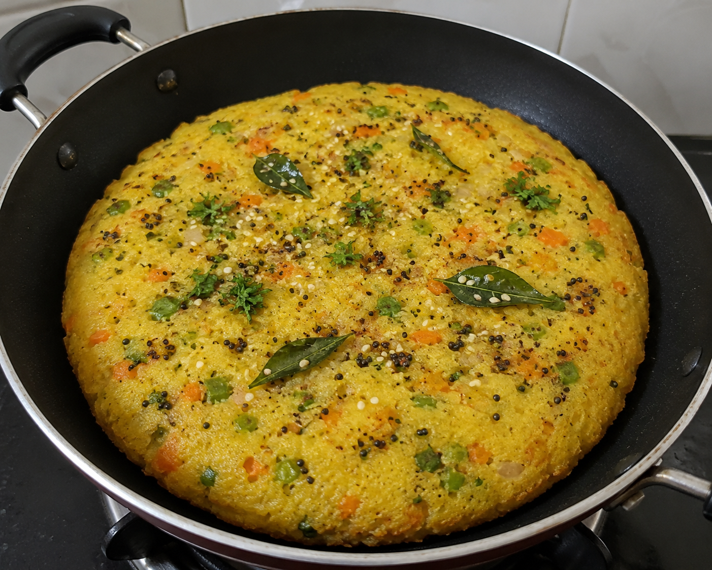 Suji Veg Handvo Recipe